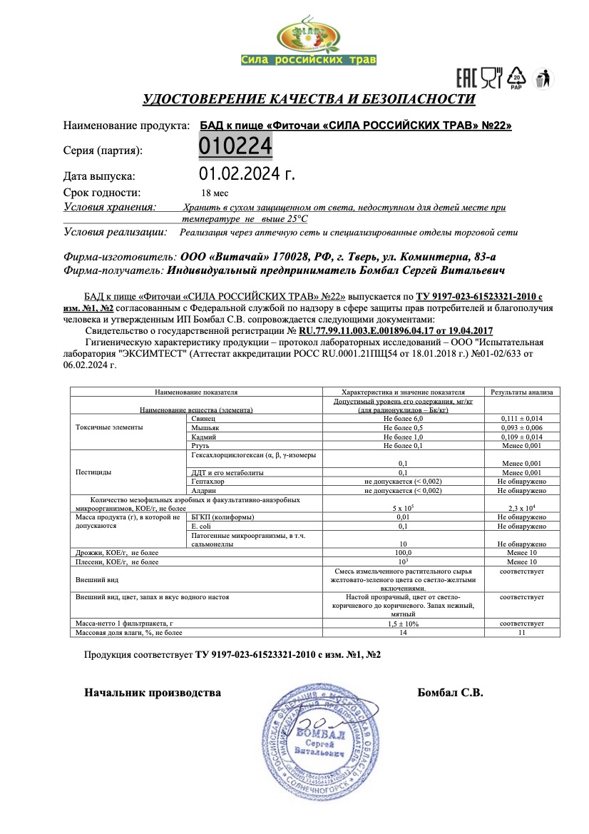 Паспорт №022024